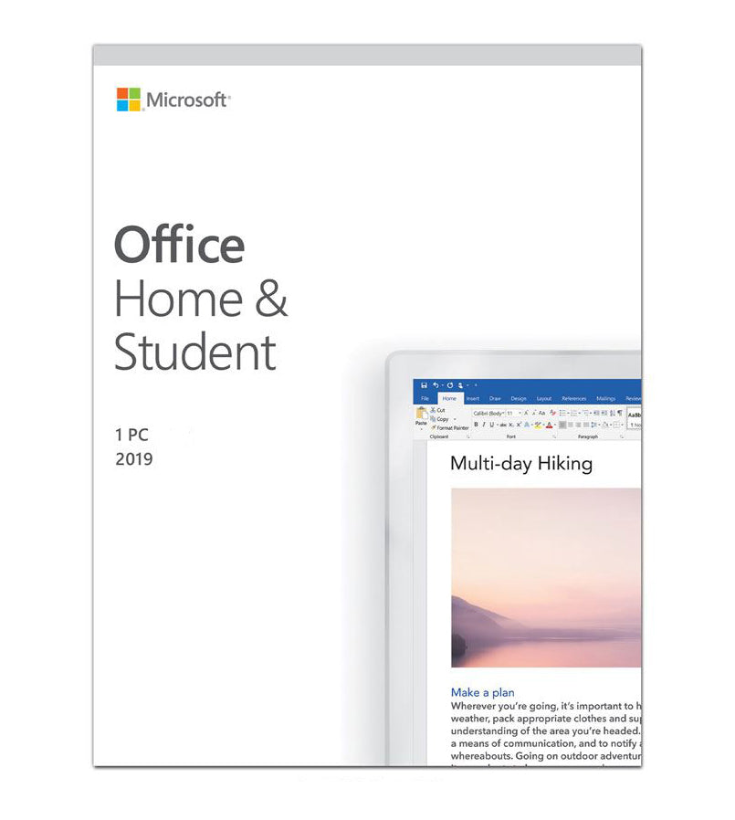 Office 2019 Home and Student for 1PC Windows 10 Lifetime