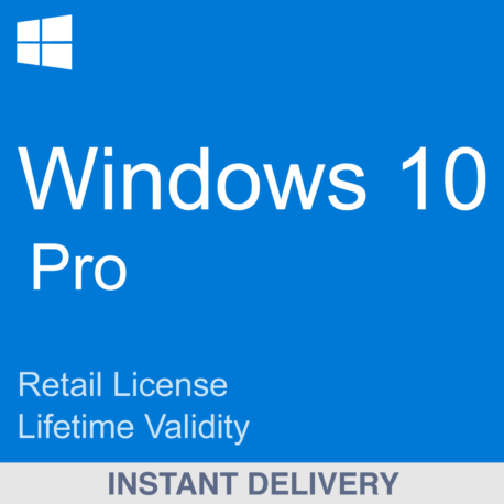 Windows 10 Pro Retail Product Key (32/64 Bit) Lifetime